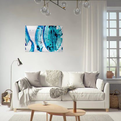 Untitled - Sam Francis Brushed Aluminum Print - 70x100 cm / 28x40 inches | Sam Francis Aluminum Print | Sam Francis Prints