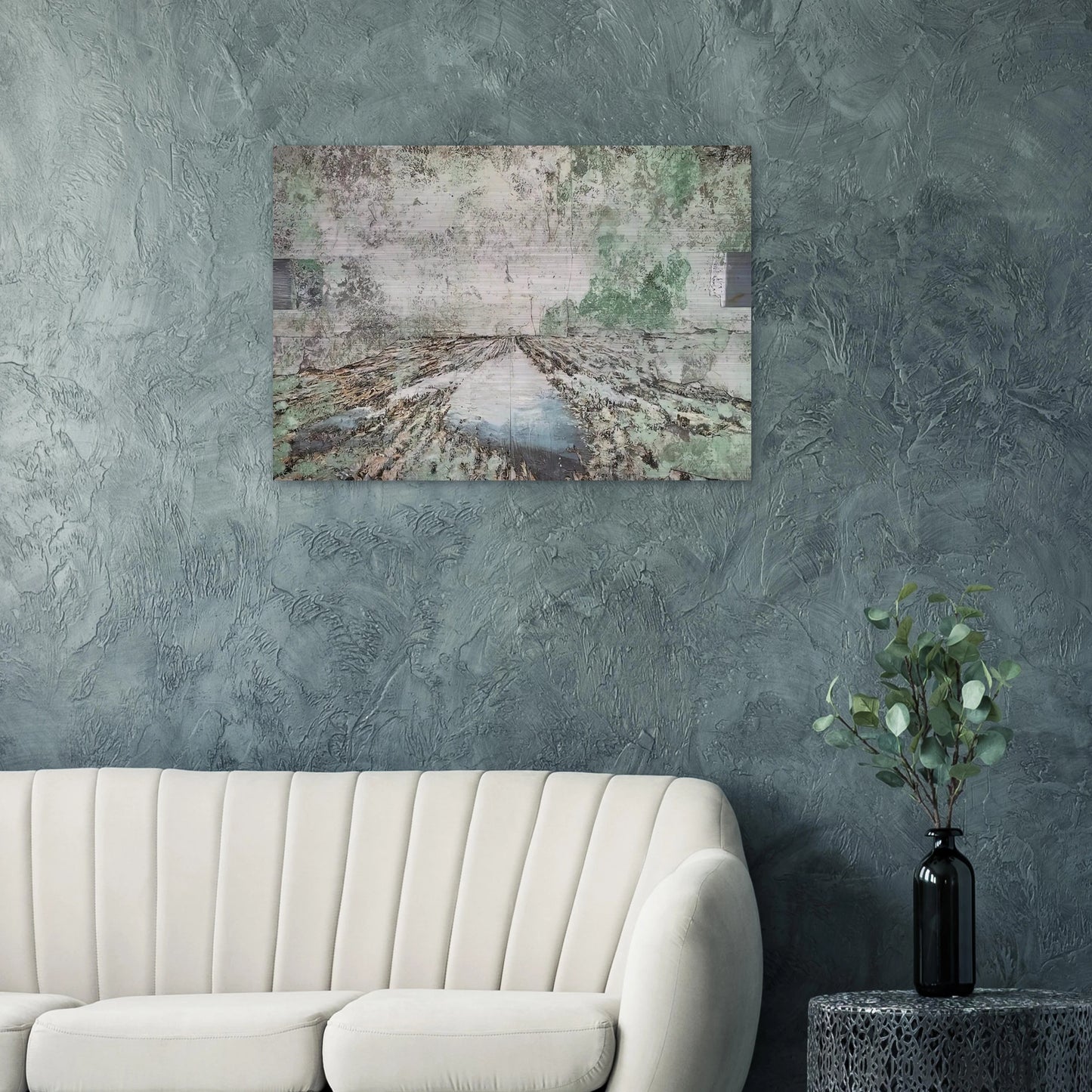 THE LAND OF THE TWO RIVERS ZWEISTROMLAND 1995 - Anselm Kiefer Brushed Aluminum Print - 70x100 cm / 28x40 inches | Anselm Kiefer Aluminum Print | Anselm Kiefer Prints