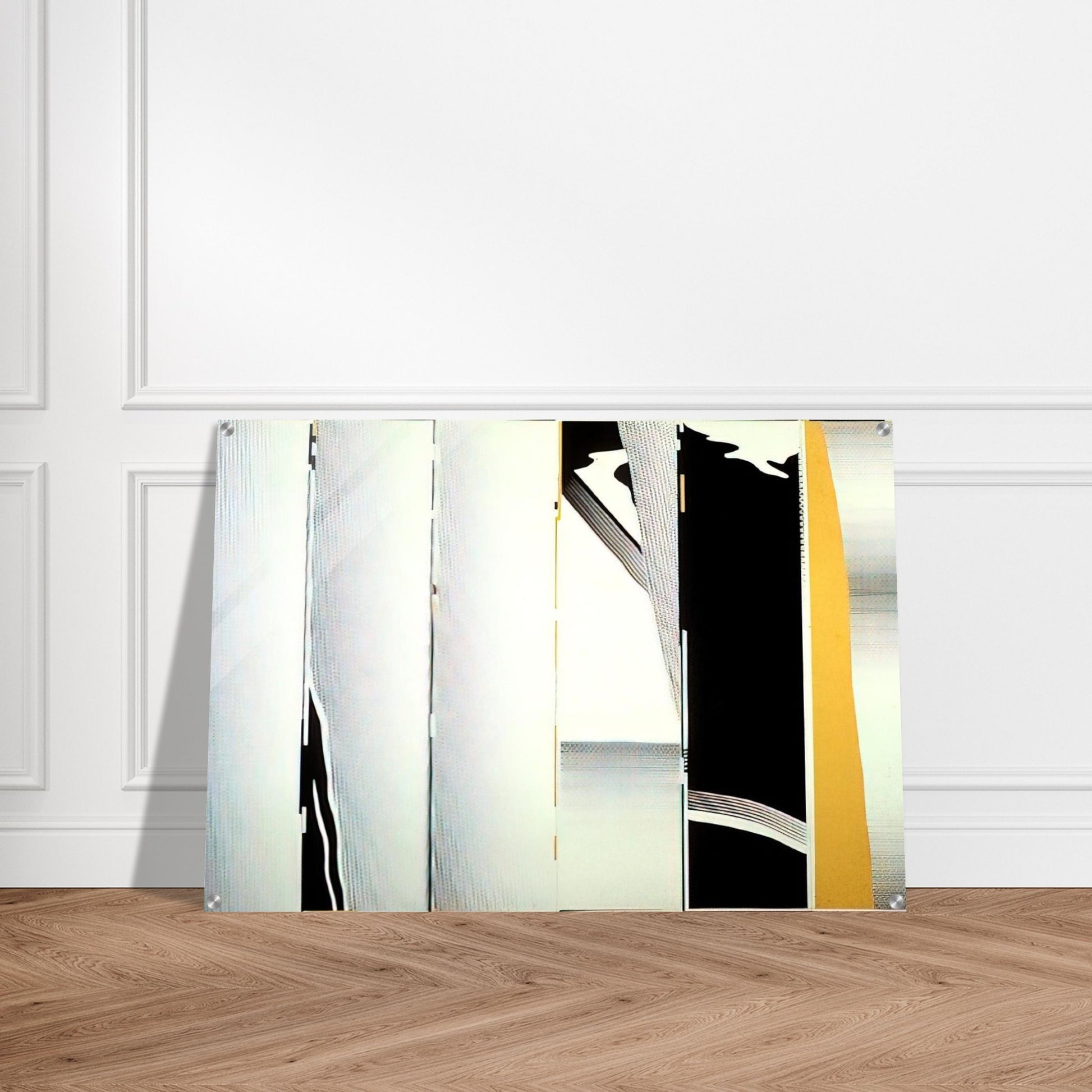 MIRROR SIX PANELS 1 1970 - Roy Lichtenstein Acrylic Print - 70x100 cm / 28x40″ inches | Roy Lichtenstein Wall Art | Roy Lichtenstein Prints