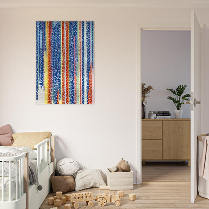 IRIS TULIPS JONQUILS AND CROCUSES 1969 - Alma Woodsey Thomas Brushed Aluminum Print - 70x100 cm / 28x40 inches | Alma Woodsey Thomas Aluminum Print | Alma Woodsey Thomas Prints