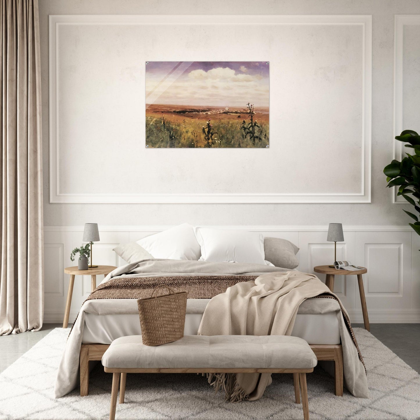 Steppe - Arkhyp Kuindzhi Acrylic Print - 70x100 cm / 28x40″ inches