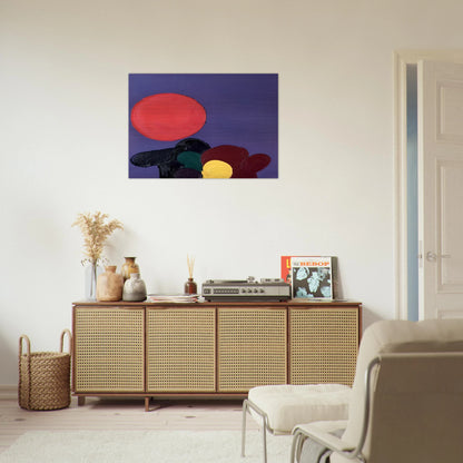 UNTITLED 1971 - Luis Feito Brushed Aluminum Print - 70x100 cm / 28x40 inches | Luis Feito Aluminum Print | Luis Feito Prints