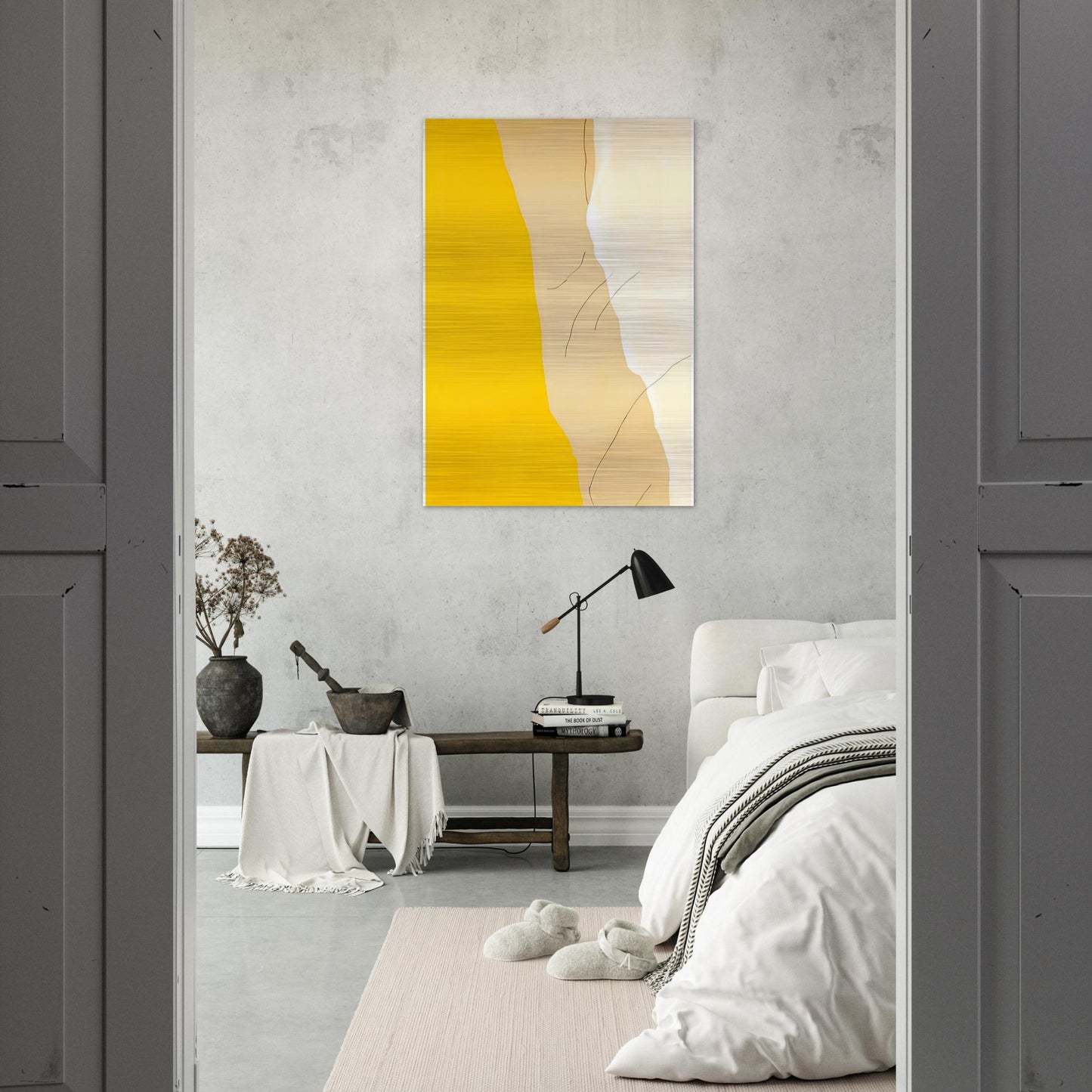 Mornings, 1971- - Helen Frankenthaler Brushed Aluminum Print - 70x100 cm / 28x40 inches | Helen Frankenthaler Aluminum Print | Helen Frankenthaler Prints