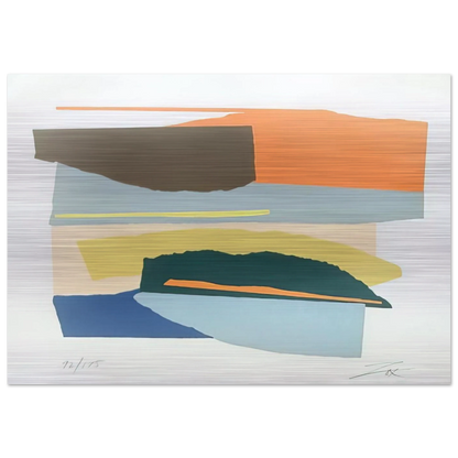 Niagara Series - 1980 - Larry Zox Brushed Aluminum Print - 70x100 cm / 28x40 inches | Larry Zox Aluminum Print | Larry Zox Prints