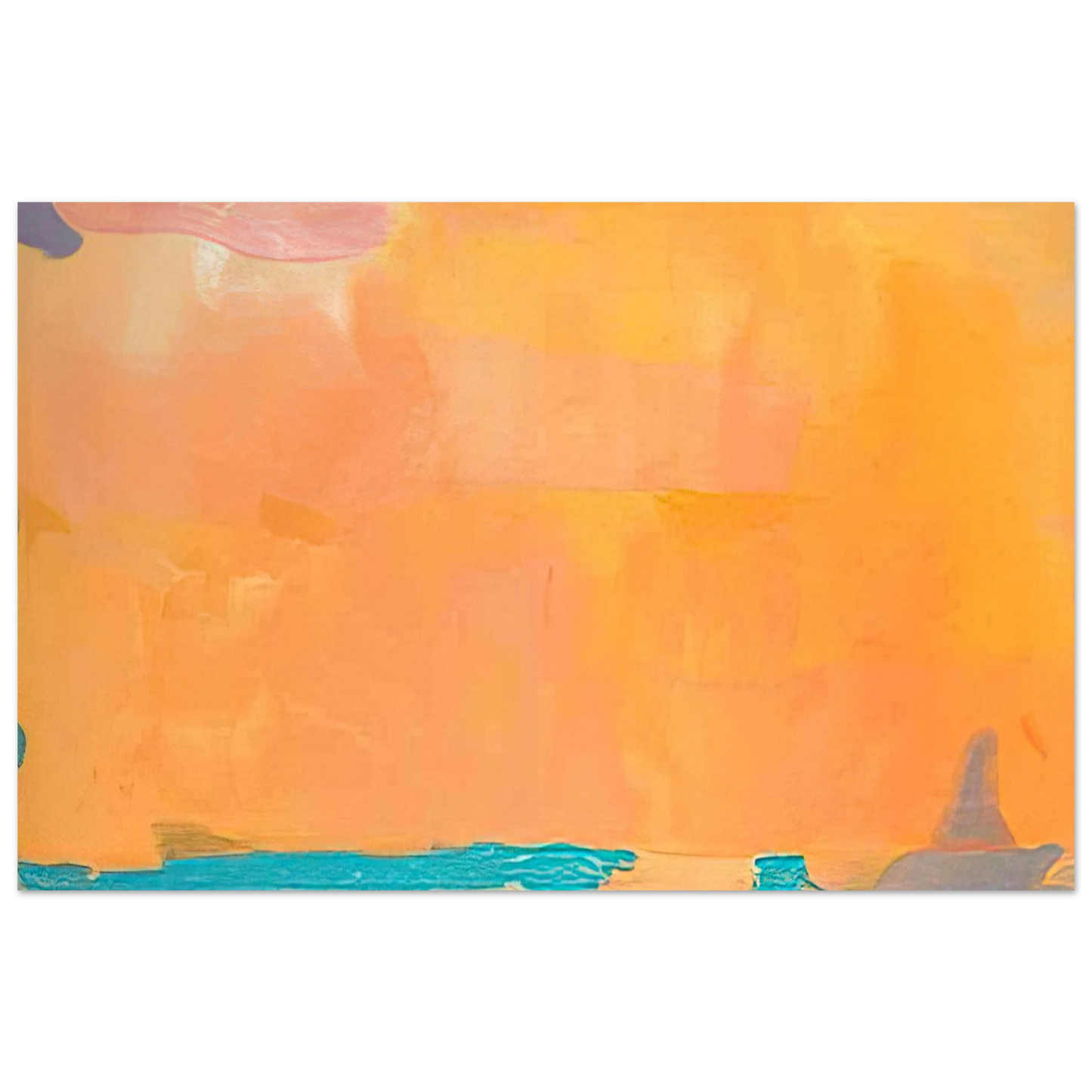 Helen Frankenthaler - Royal Fireworks - 1975 Wall art - A1 (59.4 x 84.1  cm) - Fine Art Poster-canvas - -