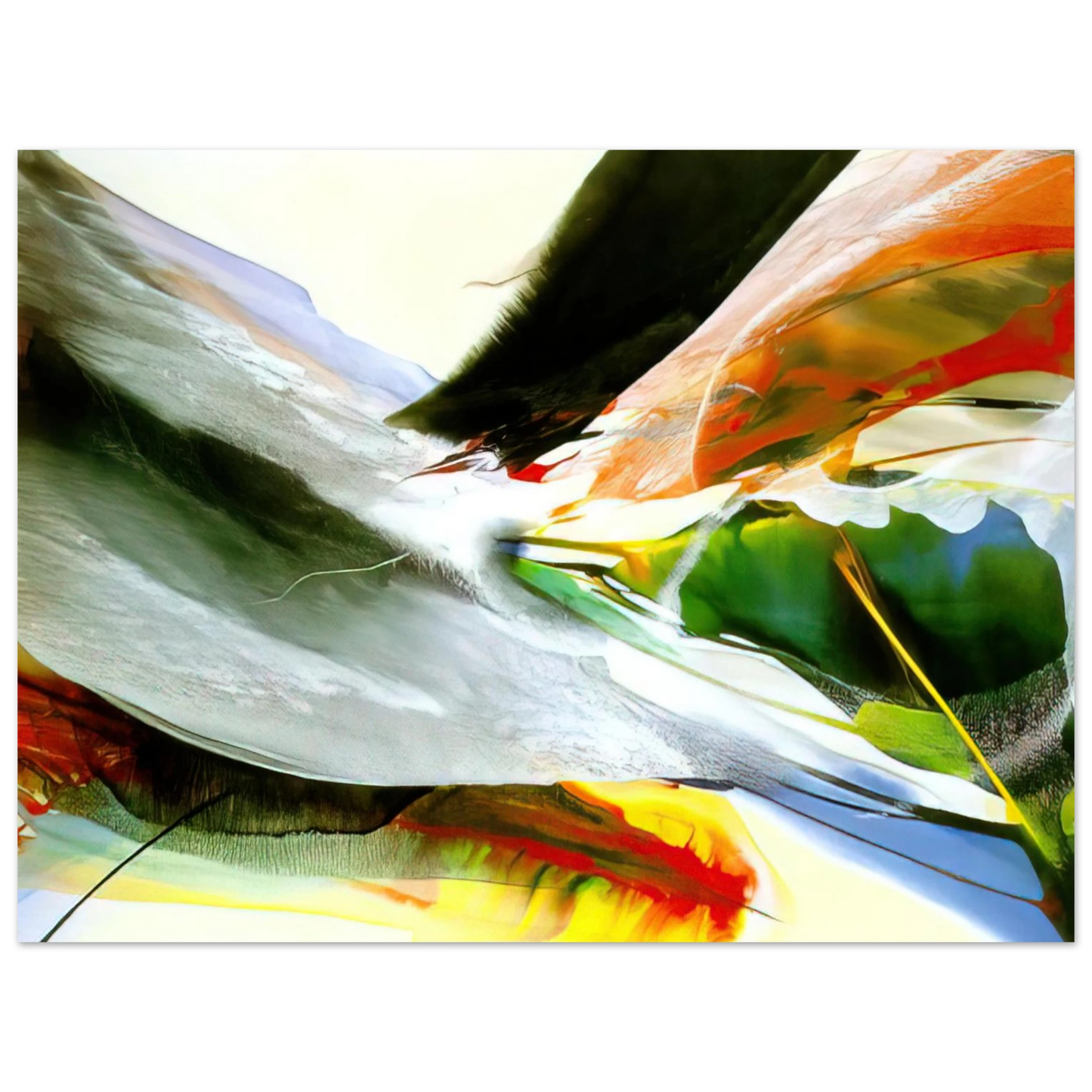 Paul Jenkins - Side of St. George  75x100 cm / 30x40inches Fine Art Poster