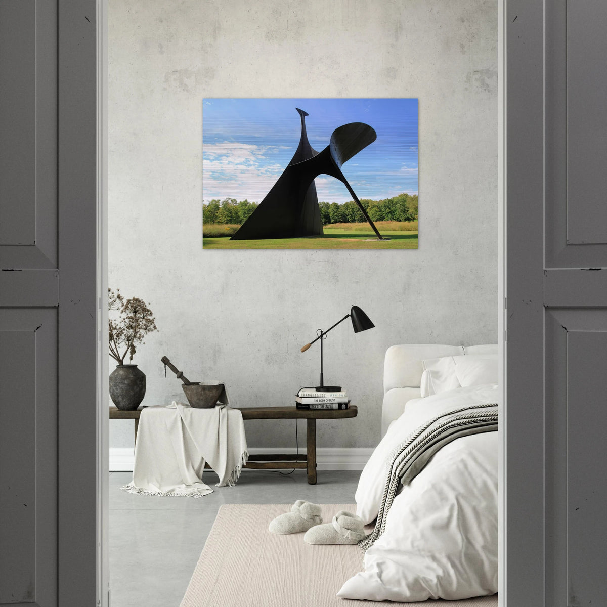 THE ARCH 1975 - Alexander Calder Brushed Aluminum Print - 70x100 cm / 28x40 inches | Alexander Calder Aluminum Print | Alexander Calder Prints