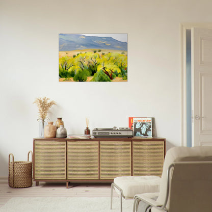 Cottonwood III - Georgia O'Keeffe Brushed Aluminum Print - 70x100 cm / 28x40 inches | Georgia O'Keeffe Aluminum Print | Georgia O'Keeffe Prints