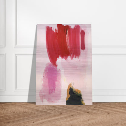 Delirious Pink - Hans Hofmann Brushed Aluminum Print - 70x100 cm / 28x40 inches | Hans Hofmann Aluminum Print | Hans Hofmann Prints