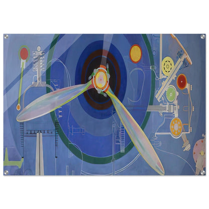 HELICE DECORATION POUR LE PALAIS DE L AIR EXPOSITION INTERNATIONALE DES ARTS ET DES TECHNIQUES DANS 1937 - Sonia Delaunay Acrylic Print - 70x100 cm / 28x40″ inches