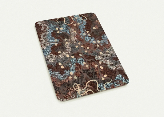 Bush Tucker Dreaming - 1984 By Clifford Possum Tjapaltjarri Pack of 10 Post Cards | Clifford Possum Tjapaltjarri Post Cards | A6 (10.5 x 14.8 cm) - 4.1 x 5.8 inches