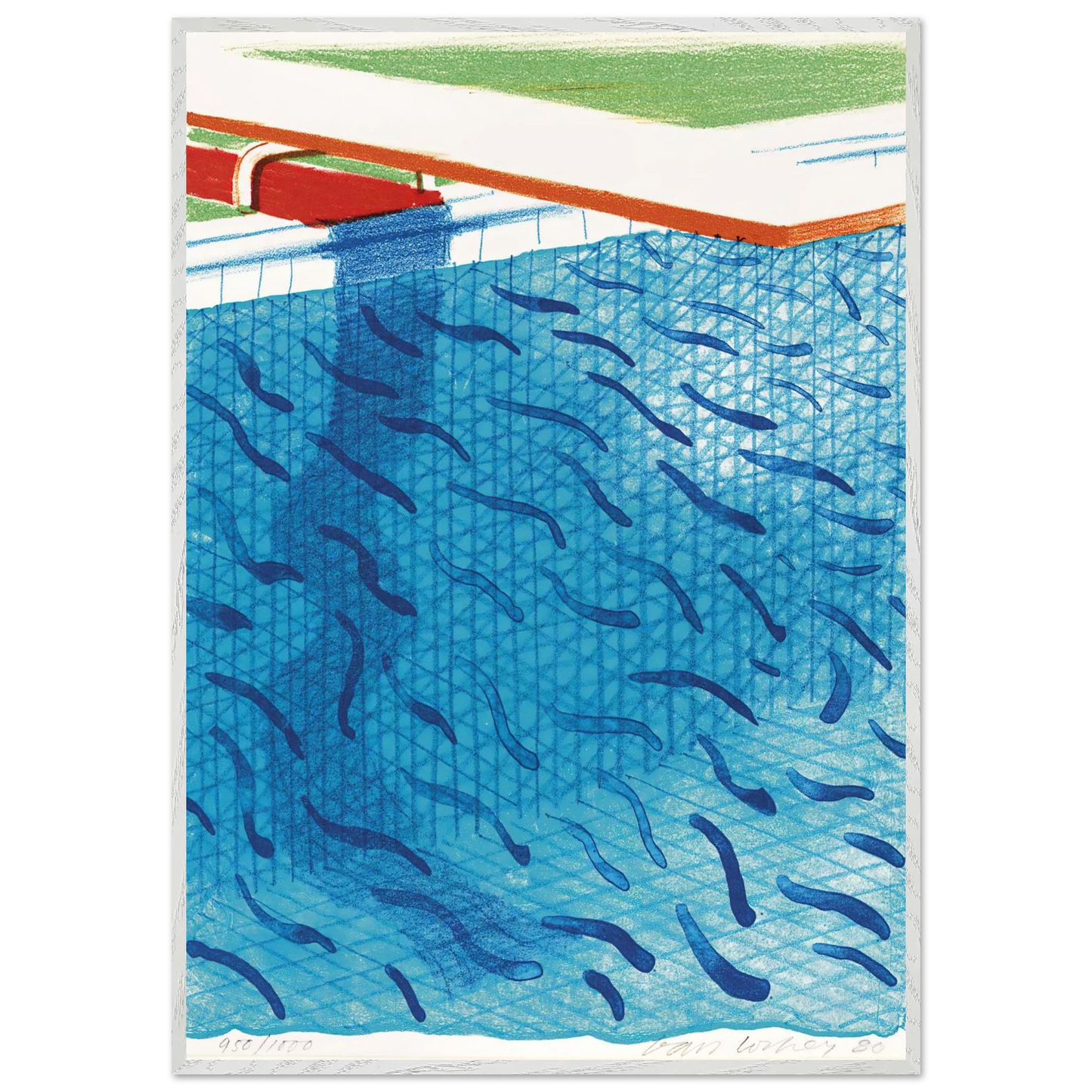 David Hockney - David Hockney Wall art - 28x43  cm / XL (11x17 inches) - Fine Art Poster-canvas - -