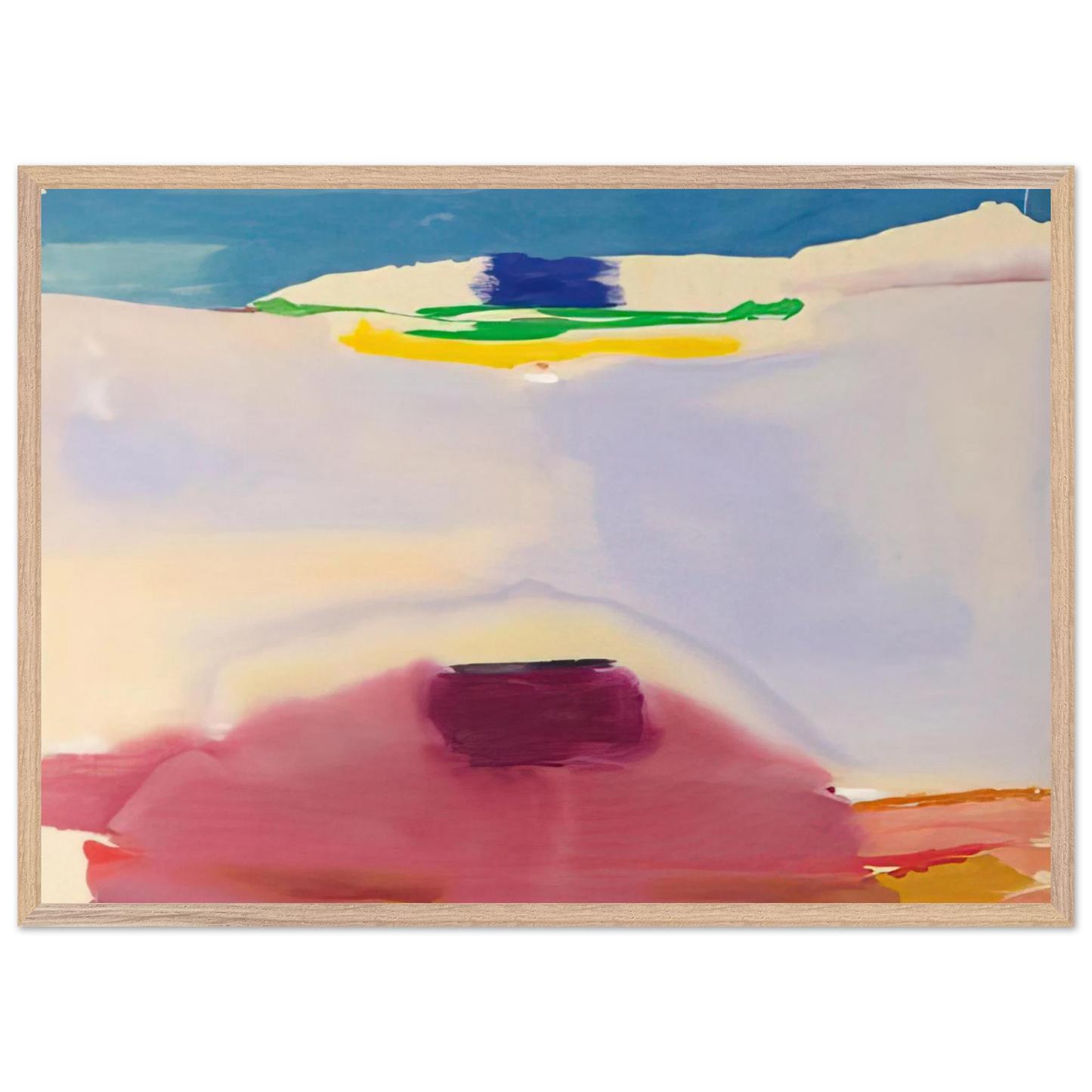 Helen Frankenthaler - Leveling - 1973 Wall art - 60x80 cm / 24x32 inches - Fine Art Poster-canvas - -