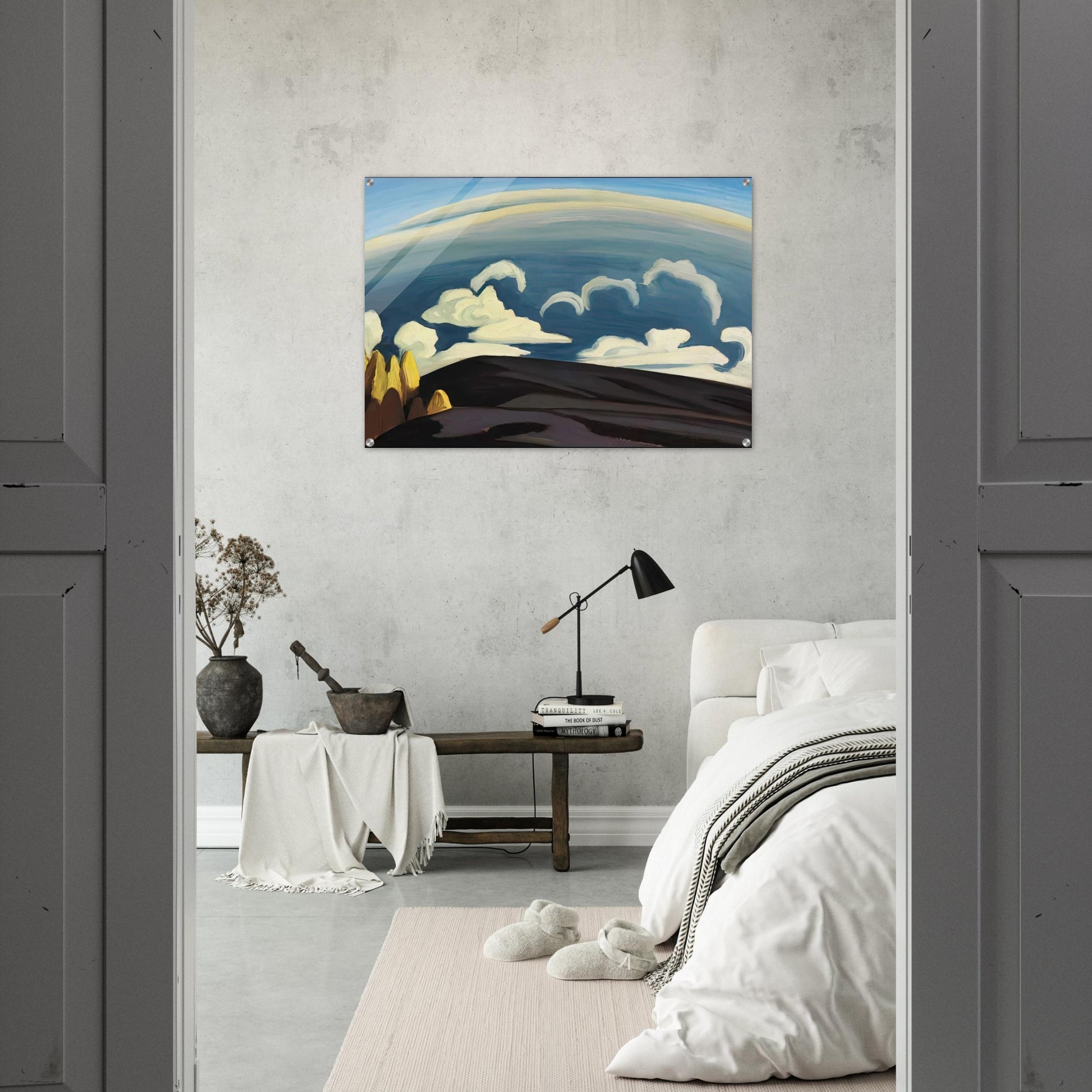 Aftermath of Storm - Lake Superior Sketch XXXIV - 1926 - Lawren Harris Acrylic Print - 70x100 cm / 28x40″ inches | Lawren Harris Wall Art | Lawren Harris Prints