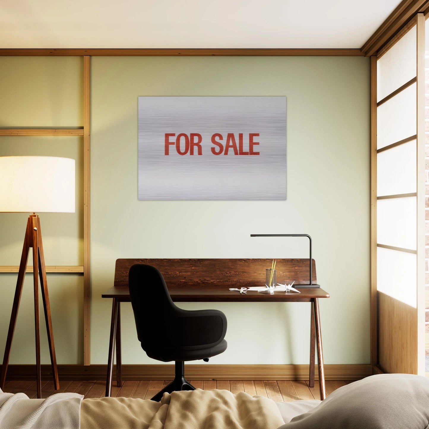 For Sale - 1962 - Billy Apple Brushed Aluminum Print - 70x100 cm / 28x40 inches | Billy Apple Aluminum Print | Billy Apple Prints