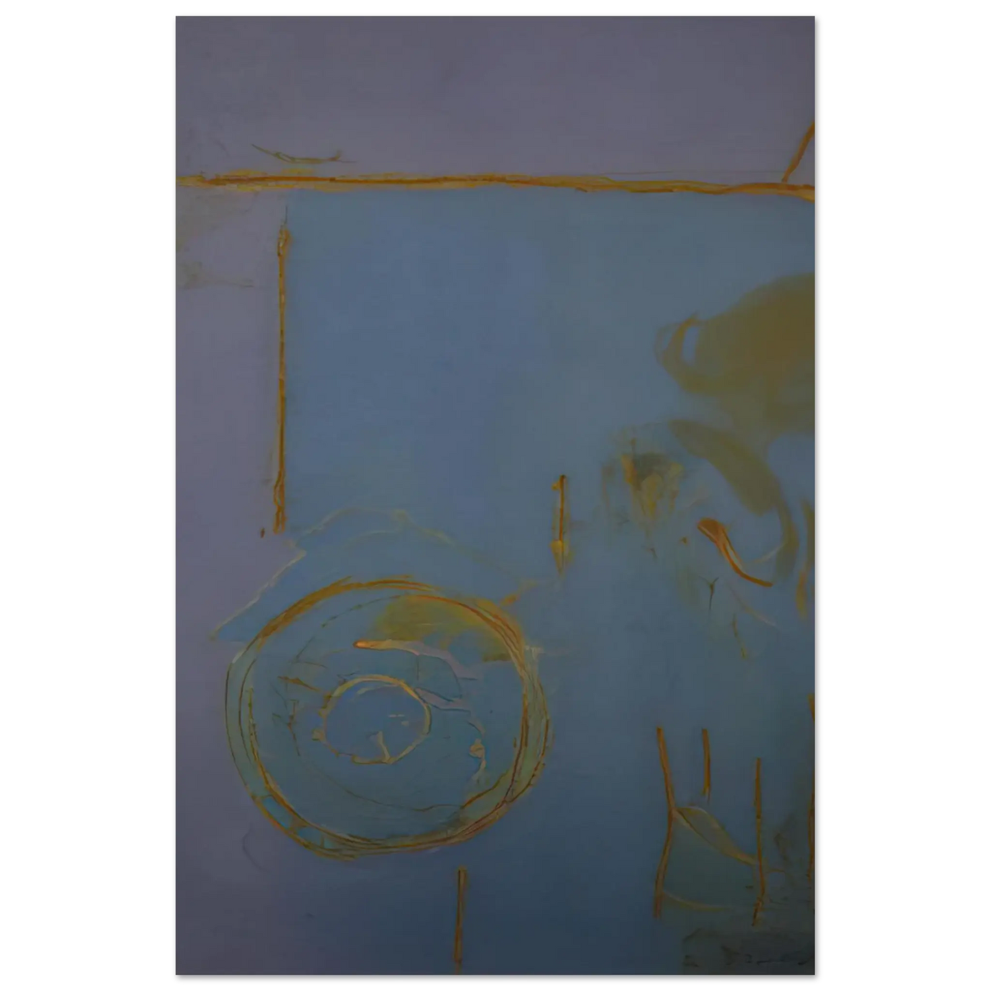 Helen Frankenthaler - Guadalupe - 1989 Wall art - 27x35 cm / 11x14 Inches - Premium Wooden Framed Poster With Fine Art Paper - Wood frame