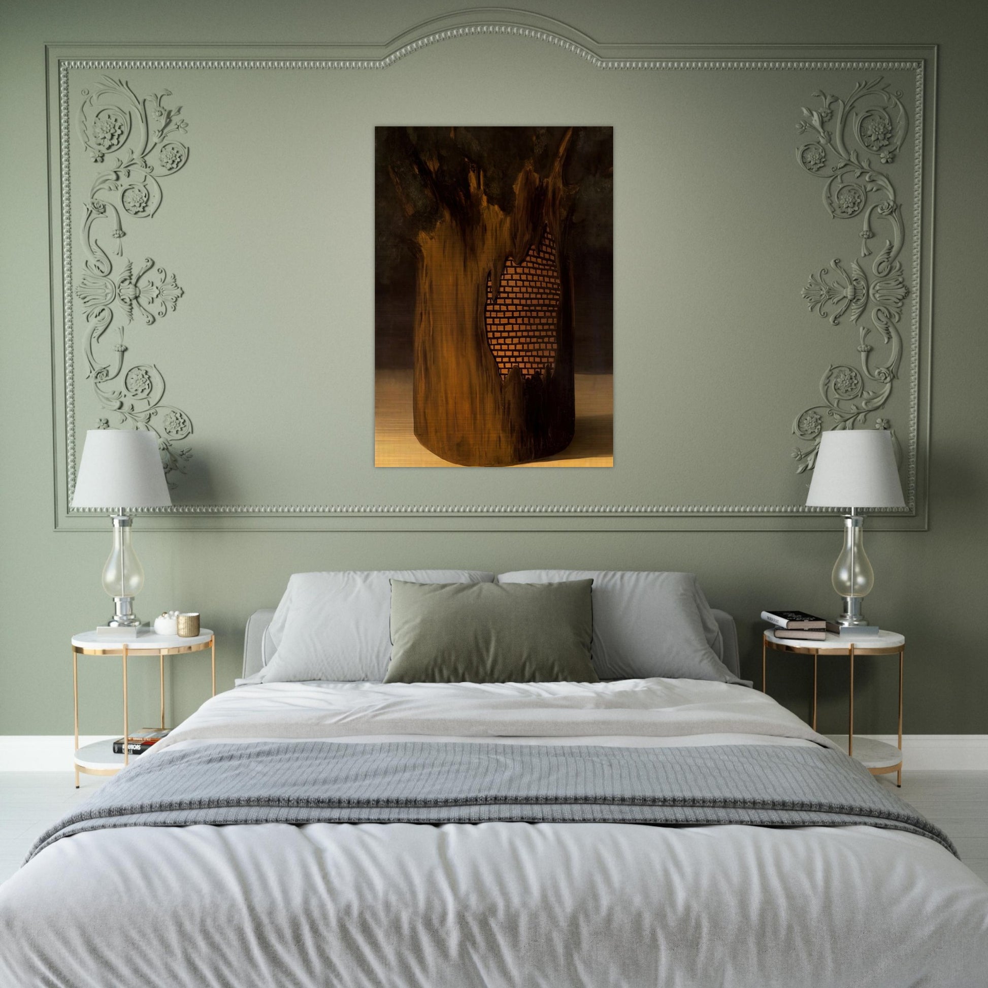 THRESHOLD OF FOREST 1926 - Rene Magritte Brushed Aluminum Print - 70x100 cm / 28x40 inches | Rene Magritte Aluminum Print | Rene Magritte Prints
