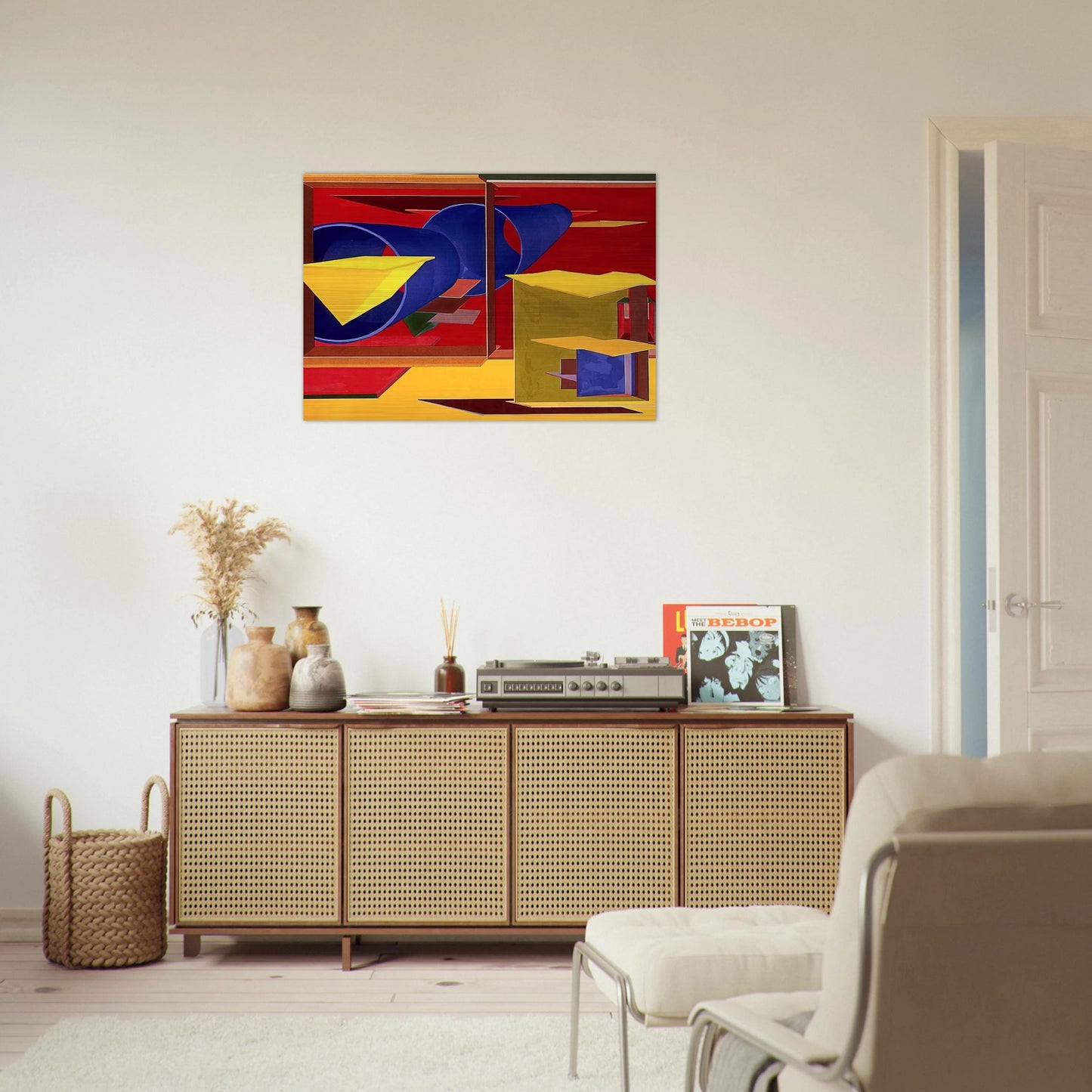 Pachinko - Al Held Brushed Aluminum Print - 70x100 cm / 28x40 inches | Al Held Aluminum Print | Al Held Prints