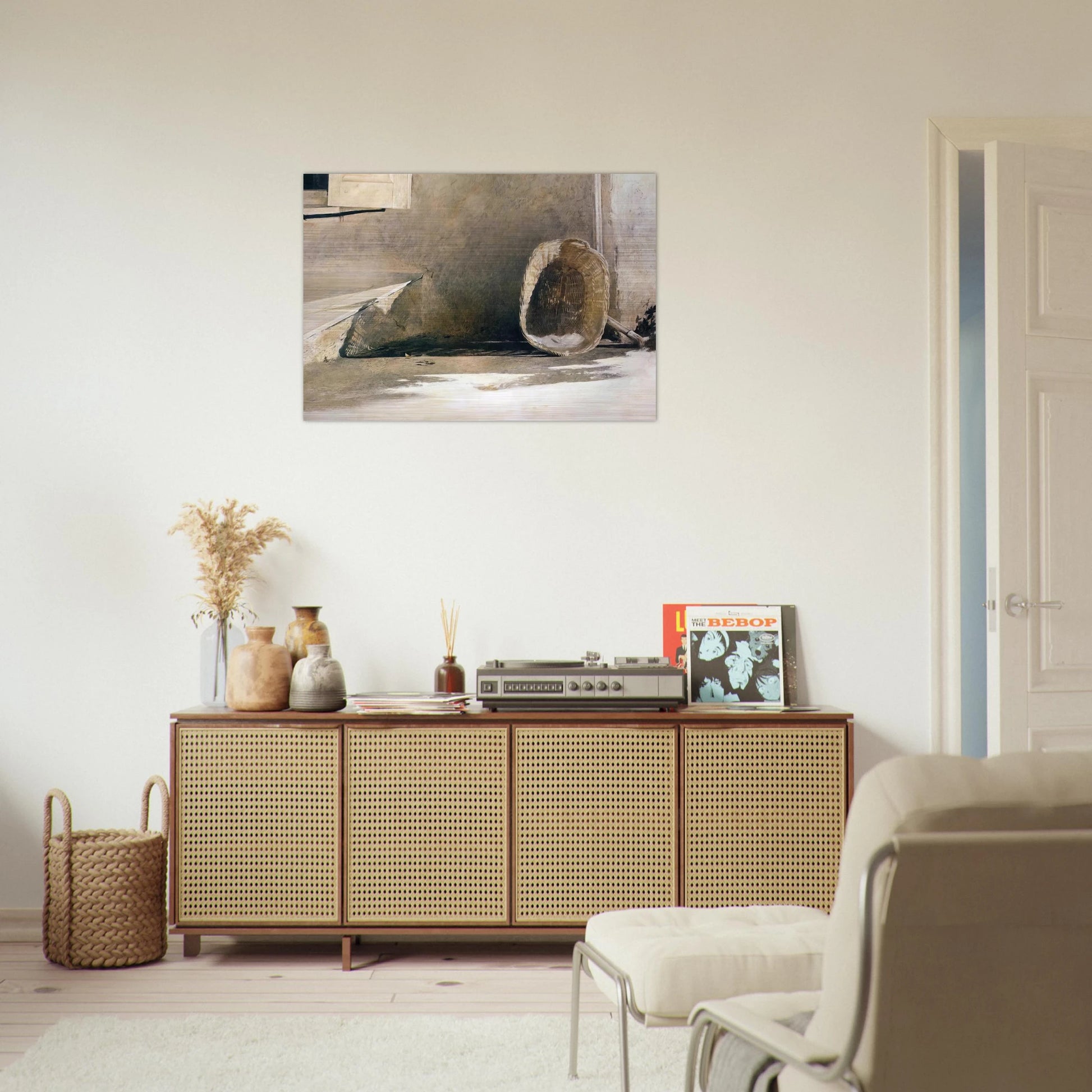 MONDAY MORNING - Andrew Wyeth Brushed Aluminum Print - 70x100 cm / 28x40 inches | Andrew Wyeth Aluminum Print | Andrew Wyeth Prints