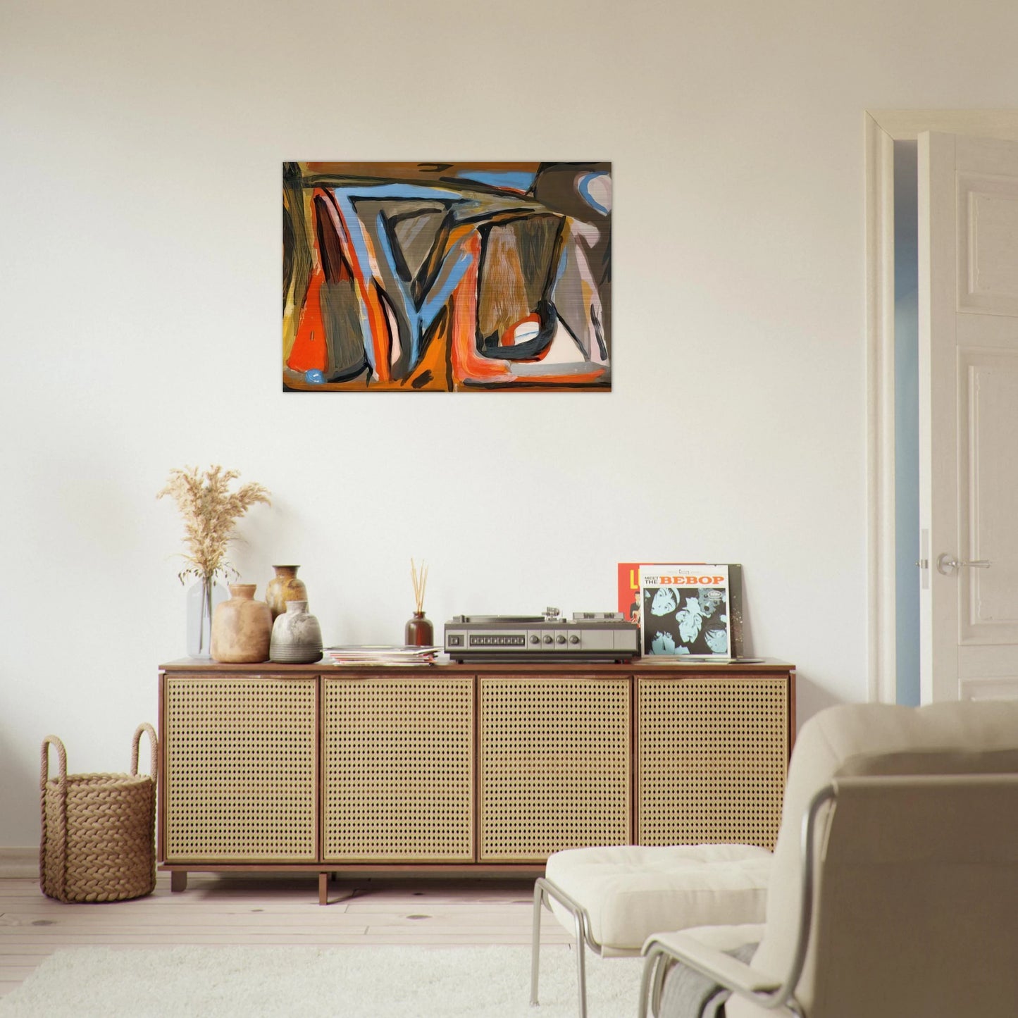 Le tout - 1978 - Bram van Velde Brushed Aluminum Print - 70x100 cm / 28x40 inches | Bram van Velde Aluminum Print | Bram van Velde Prints