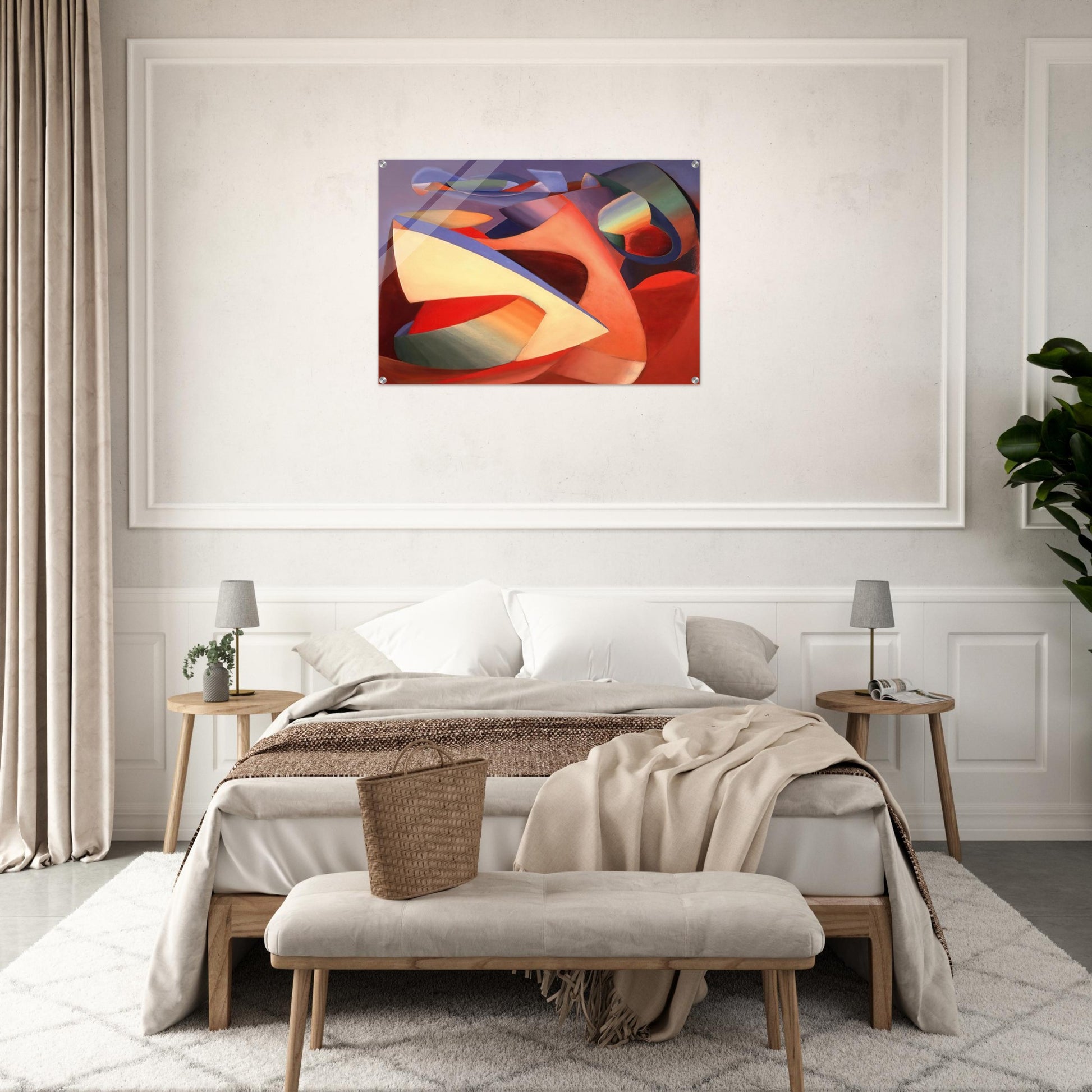 Lutte as Ciel - 1937 - John Ferren Acrylic Print - 70x100 cm / 28x40″ inches