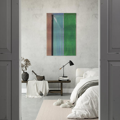 Ocean Park #30 - Richard Diebenkorn Brushed Aluminum Print - 70x100 cm / 28x40 inches | Richard Diebenkorn Aluminum Print | Richard Diebenkorn Prints