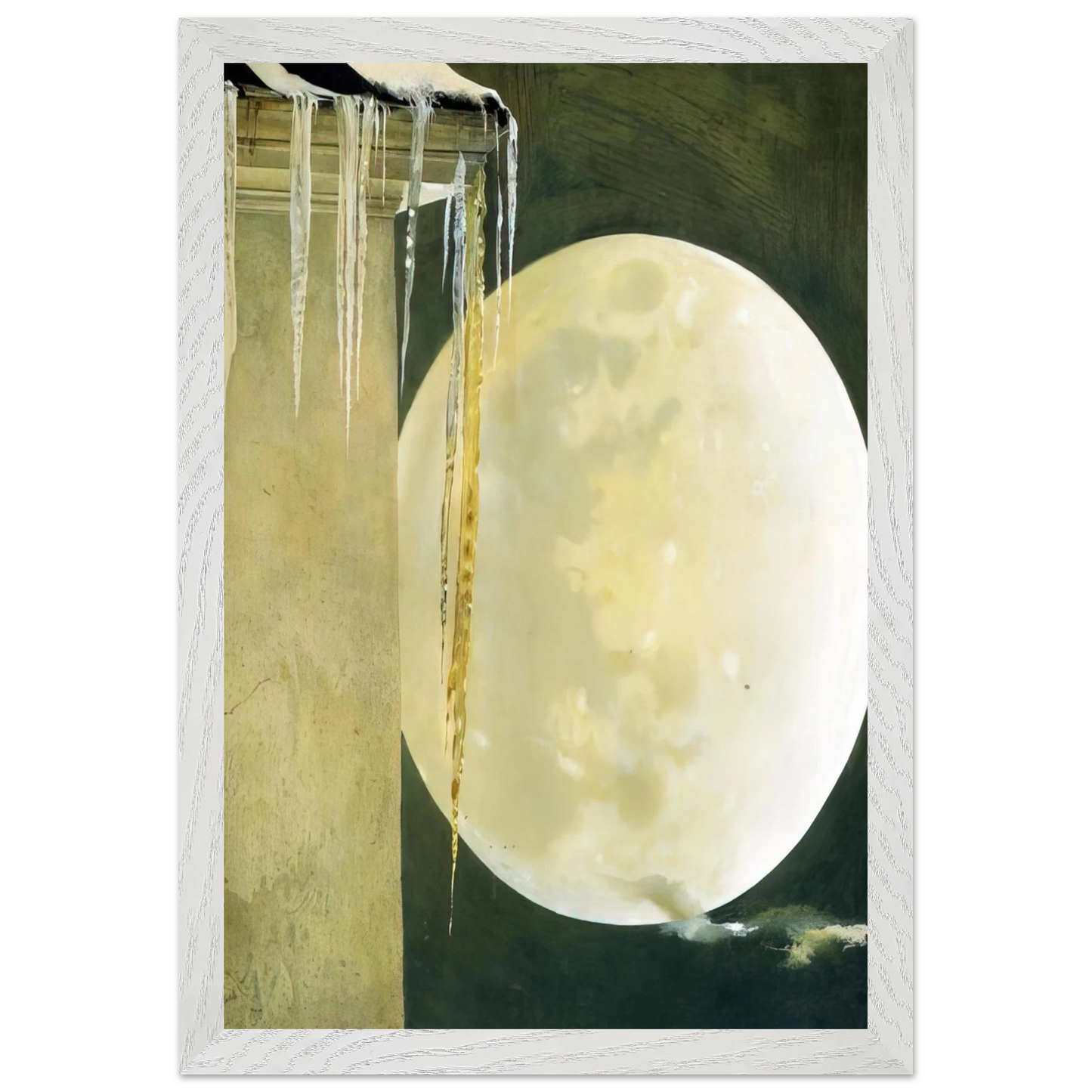 Andrew Wyeth - MOON MADNESS Wall Art - 30x40 cm / 12x16 inches - Fine Art Poster-canvas - -