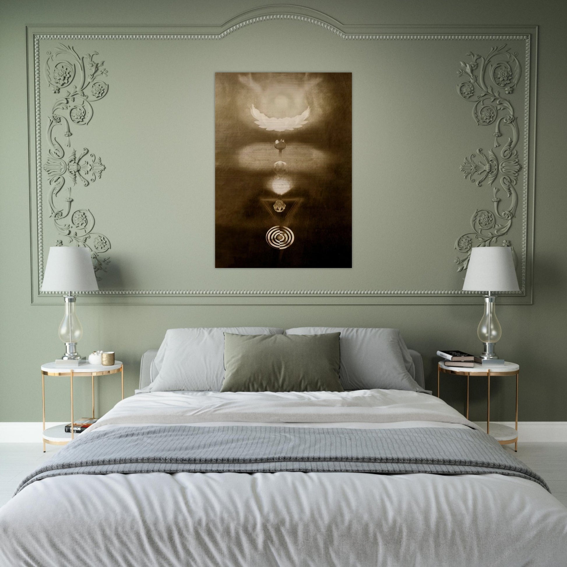 Kundalini - Expressionism - Morris Graves Brushed Aluminum Print - 70x100 cm / 28x40 inches | Morris Graves Aluminum Print | Morris Graves Prints
