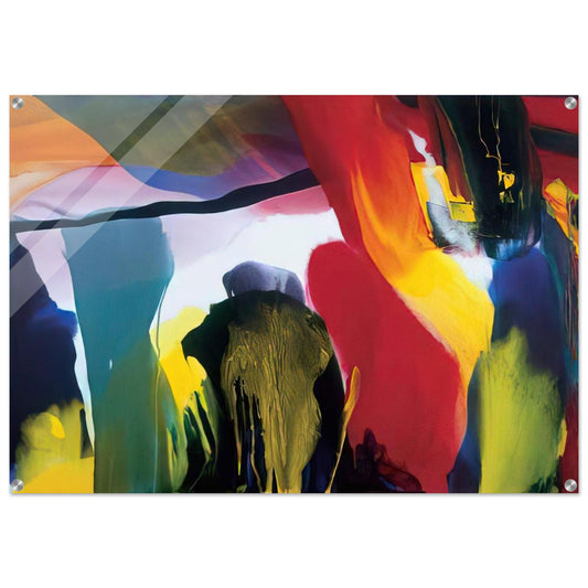 Phenomena Solstice Encounter - 2003 - Paul Jenkins Acrylic Print - 70x100 cm / 28x40″ inches | Paul Jenkins Wall Art | Paul Jenkins Prints