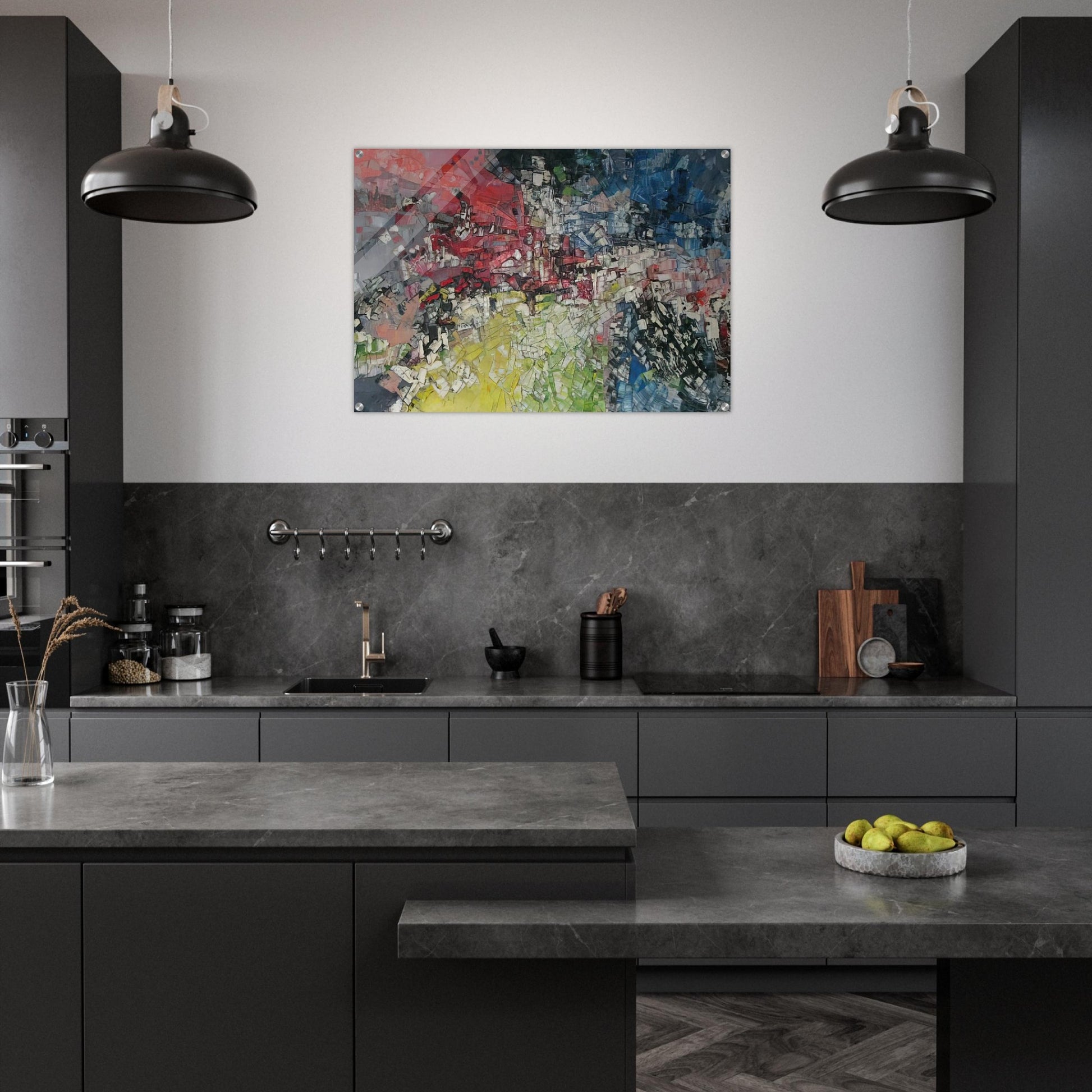 Horizons ouverts - Jean-Paul Riopelle Acrylic Print - 70x100 cm / 28x40″ inches