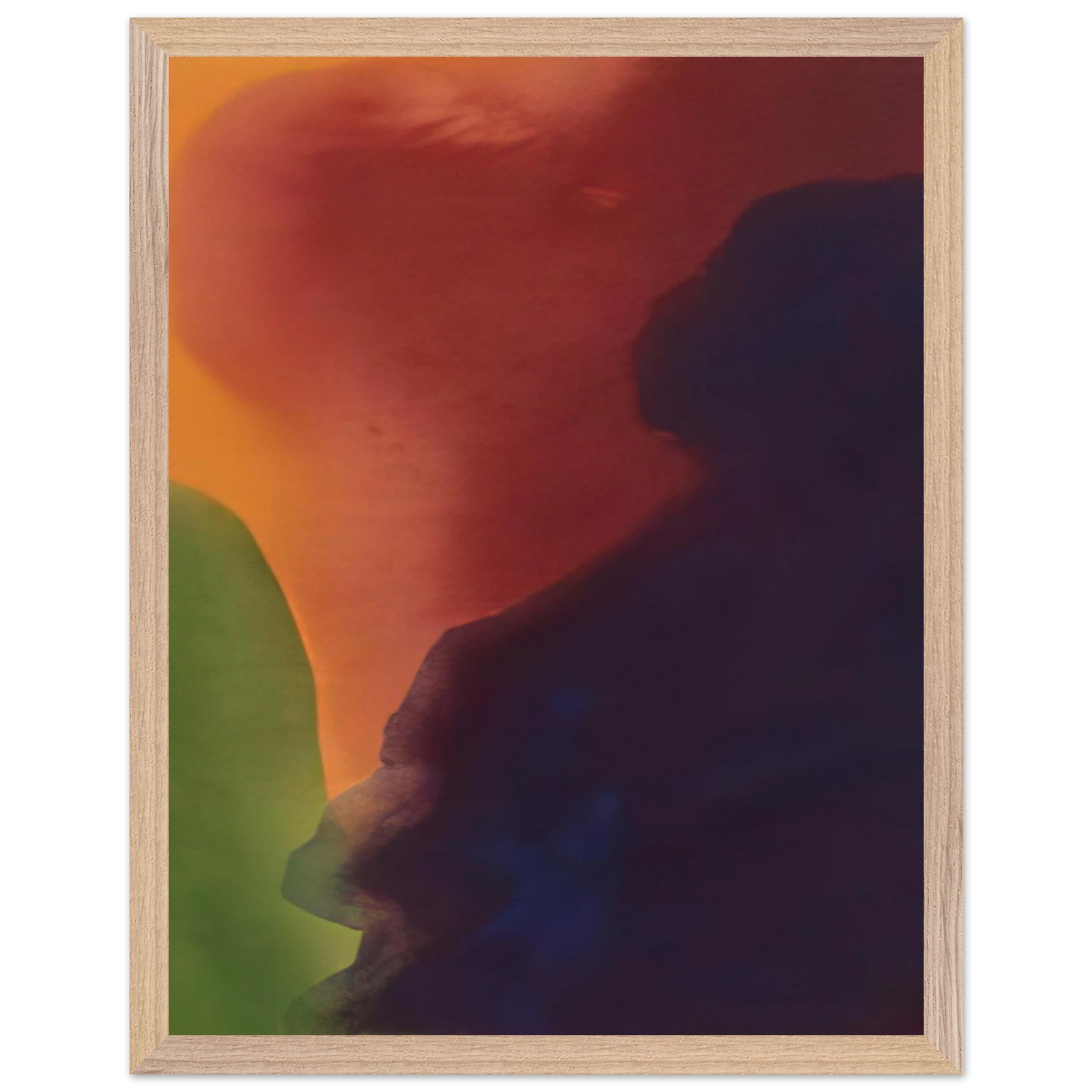 Helen Frankenthaler - Blue Atmosphere III - 1963 Wall art - 25x60 cm / 10x24 inches - Fine Art Poster-canvas - -