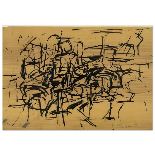 UNTITLED 3 - Philip Guston Brushed Aluminum Print - 70x100 cm / 28x40 inches | Philip Guston Aluminum Print | Philip Guston Prints