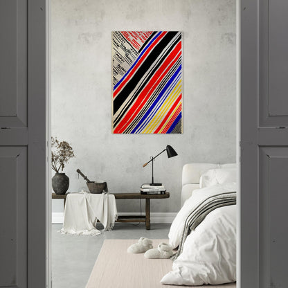 COMPOSITION 11 - Sonia Delaunay Brushed Aluminum Print - 70x100 cm / 28x40 inches | Sonia Delaunay Aluminum Print | Sonia Delaunay Prints