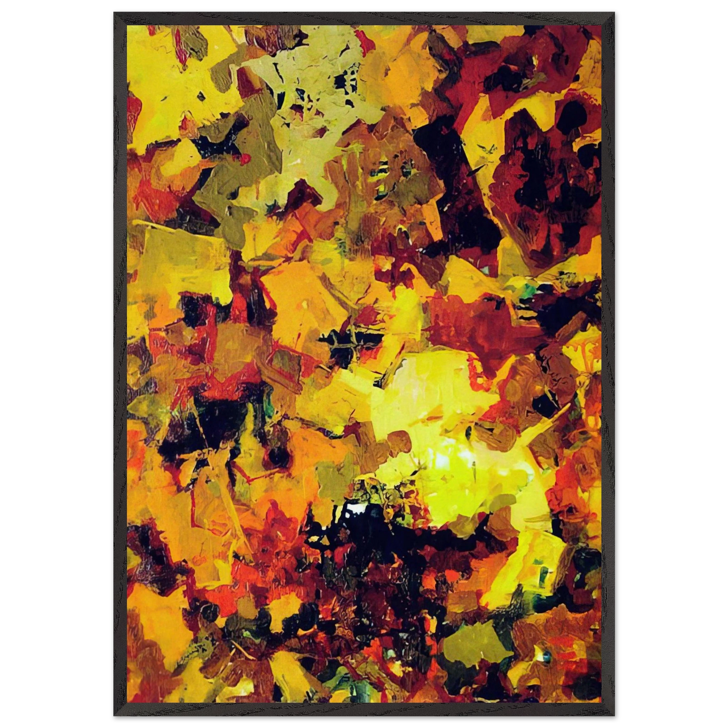 LANDSCAPE WITH SKY 1951 - Audrey Flack 70x100 cm / 28x40 inches Framed Art Print – Black Wooden Frame