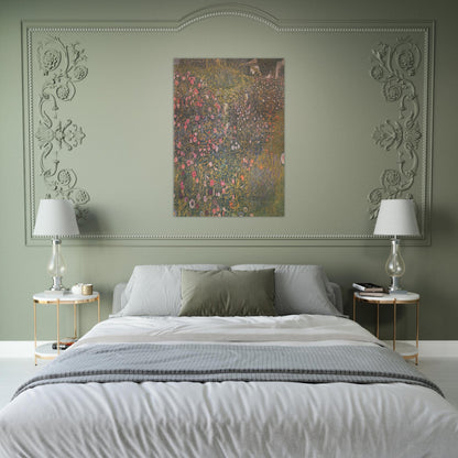 ITALIAN HORTICULTURAL LANDSCAPE - Gustav Klimt Brushed Aluminum Print - 70x100 cm / 28x40 inches | Gustav Klimt Aluminum Print | Gustav Klimt Prints