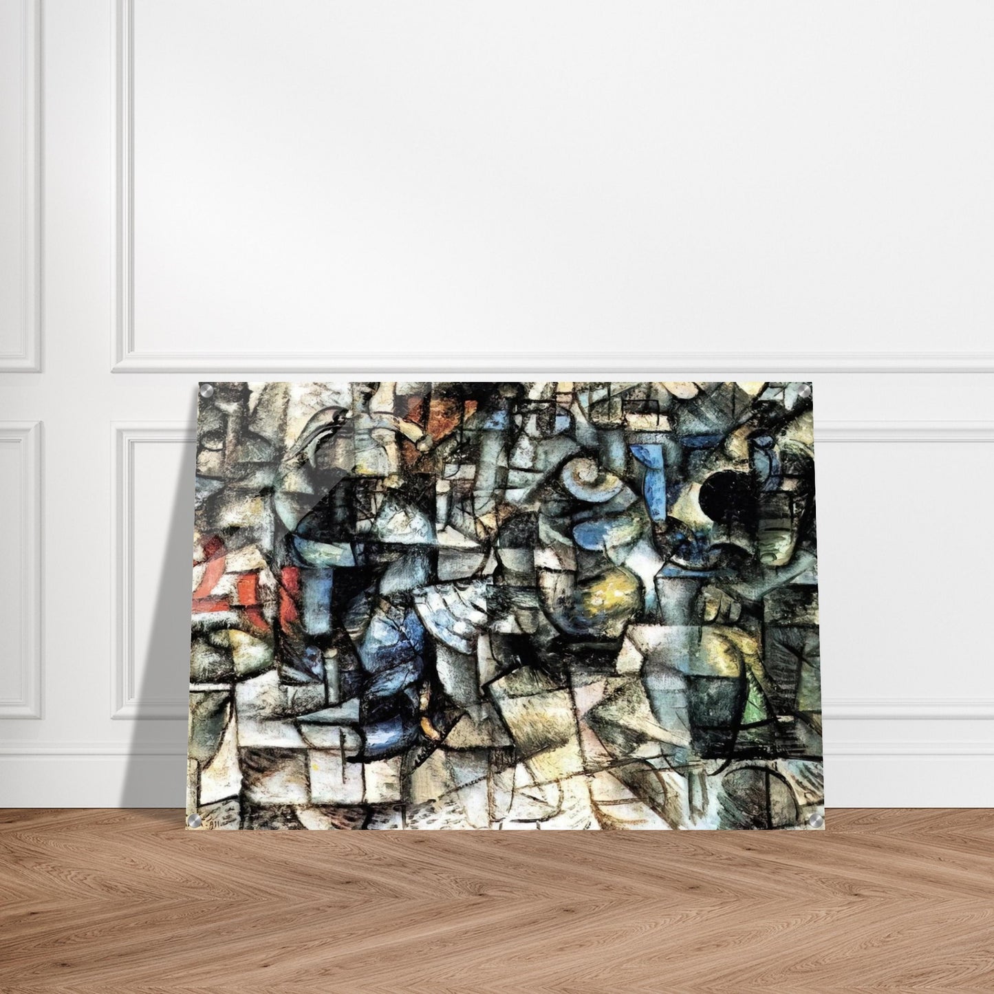 RITMI DI OGGETTI 1911 - Carlo Carra Acrylic Print - 70x100 cm / 28x40″ inches
