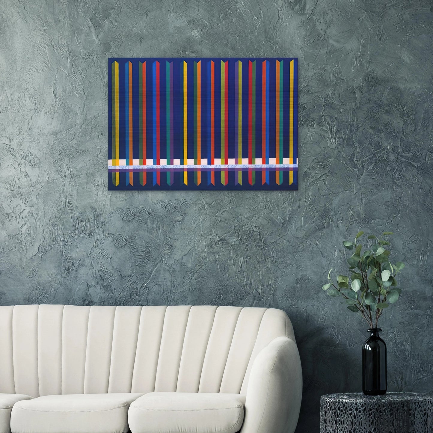 Very Sharp - Piero Dorazio Brushed Aluminum Print - 70x100 cm / 28x40 inches | Piero Dorazio Aluminum Print | Piero Dorazio Prints