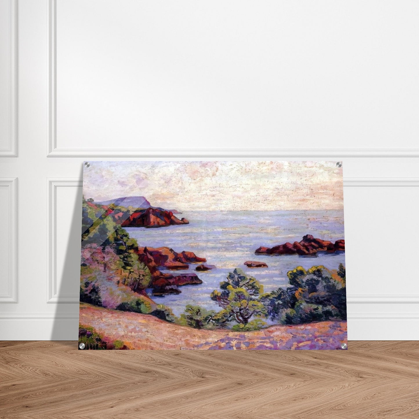 Paysage du Midi - 1905 - Armand Guillaumin Acrylic Print - 70x100 cm / 28x40″ inches | Armand Guillaumin Wall Art | Armand Guillaumin Prints