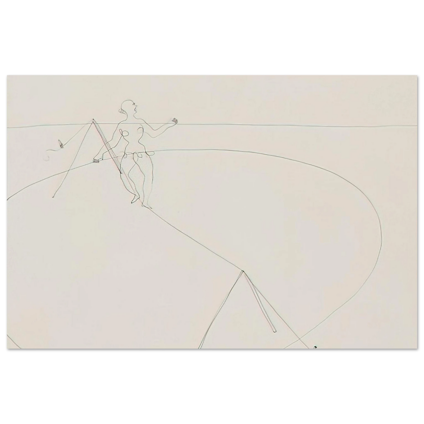 Alexander Calder - TIGHTROPE WALKER 1932 Fine Art Poster