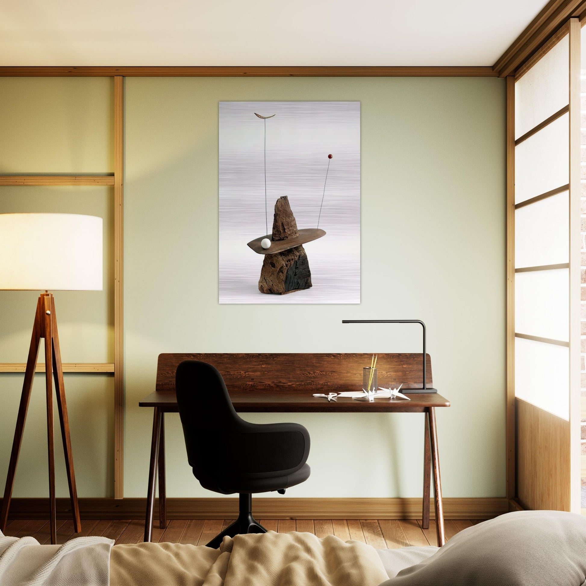 GIBRALTAR 1936 - Alexander Calder Brushed Aluminum Print - 70x100 cm / 28x40 inches | Alexander Calder Aluminum Print | Alexander Calder Prints