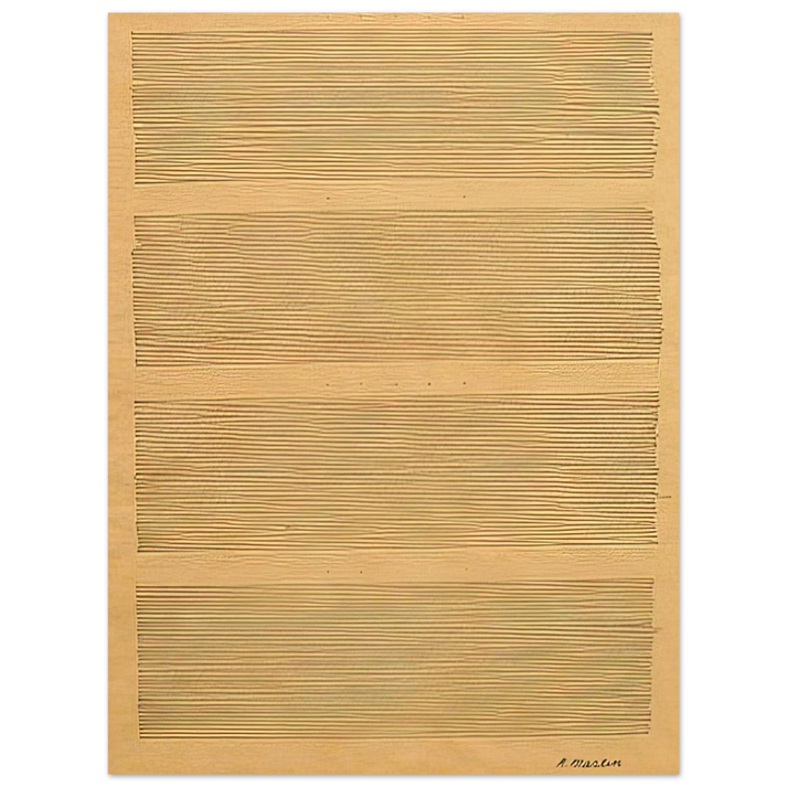 Agnes Martin - Morning Star  75x100 cm / 30x40inches Fine Art Poster