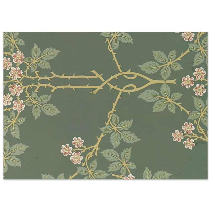 William Morris - WALLPAPER BLACKBERRY PATTERN 388 1917 Fine Art Poster