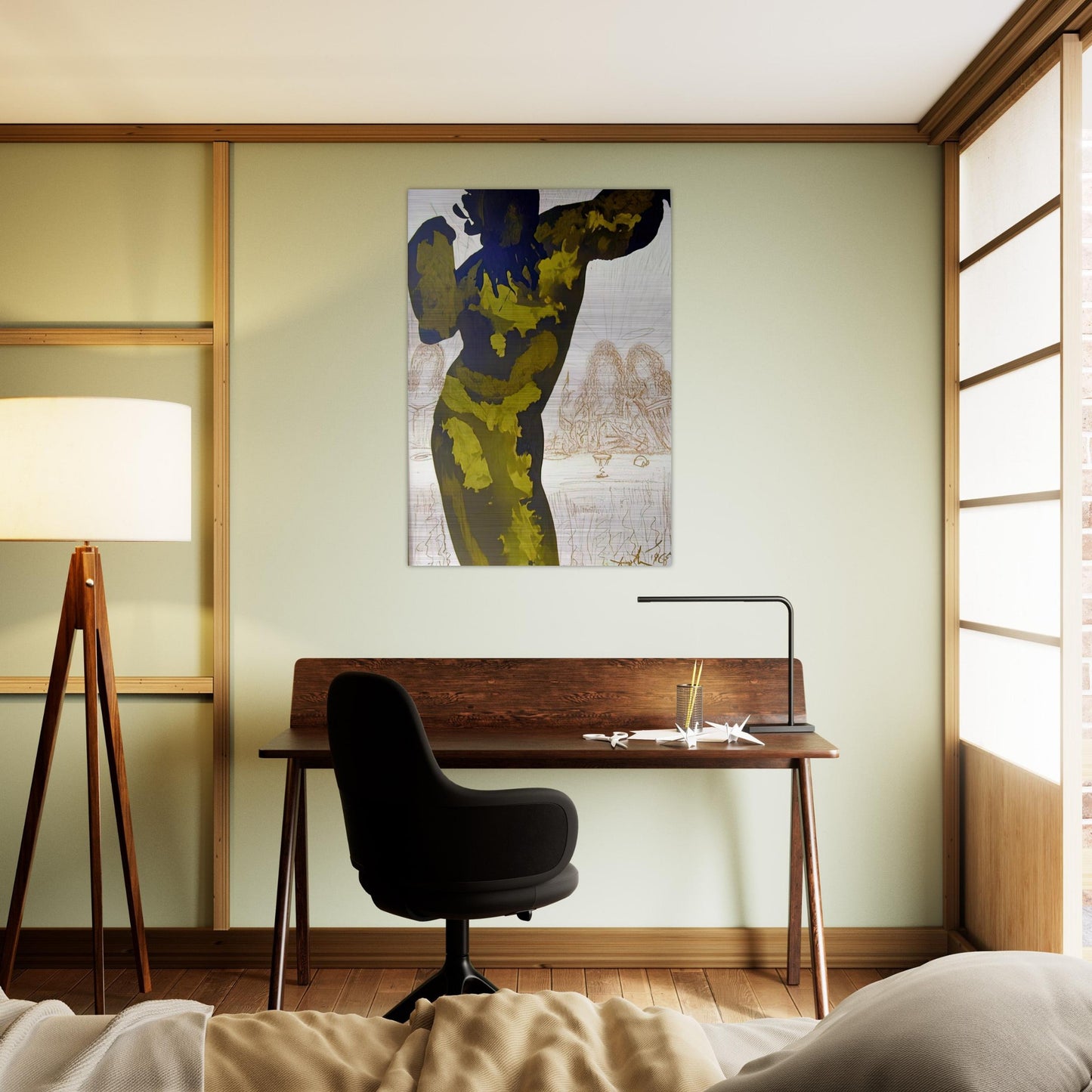 ET POST BUCCELLAM INTROIVIT IN EUM SATANAS PSALMS 40 10 1964 - Salvador Dali Brushed Aluminum Print - 70x100 cm / 28x40 inches | Salvador Dali Aluminum Print | Salvador Dali Prints
