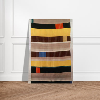 WALL HANGING 1925 1 - Anni Albers Brushed Aluminum Print - 70x100 cm / 28x40 inches | Anni Albers Aluminum Print | Anni Albers Prints