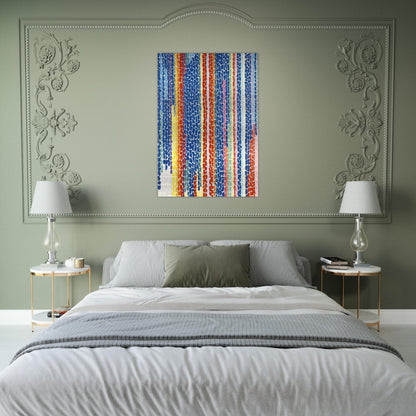 IRIS TULIPS JONQUILS AND CROCUSES 1969 - Alma Woodsey Thomas Brushed Aluminum Print - 70x100 cm / 28x40 inches | Alma Woodsey Thomas Aluminum Print | Alma Woodsey Thomas Prints