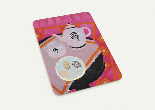 Chinese Teapot - 1989 By Mary Fedden Pack of 10 Post Cards | Mary Fedden Post Cards | A6 (10.5 x 14.8 cm) - 4.1 x 5.8 inches