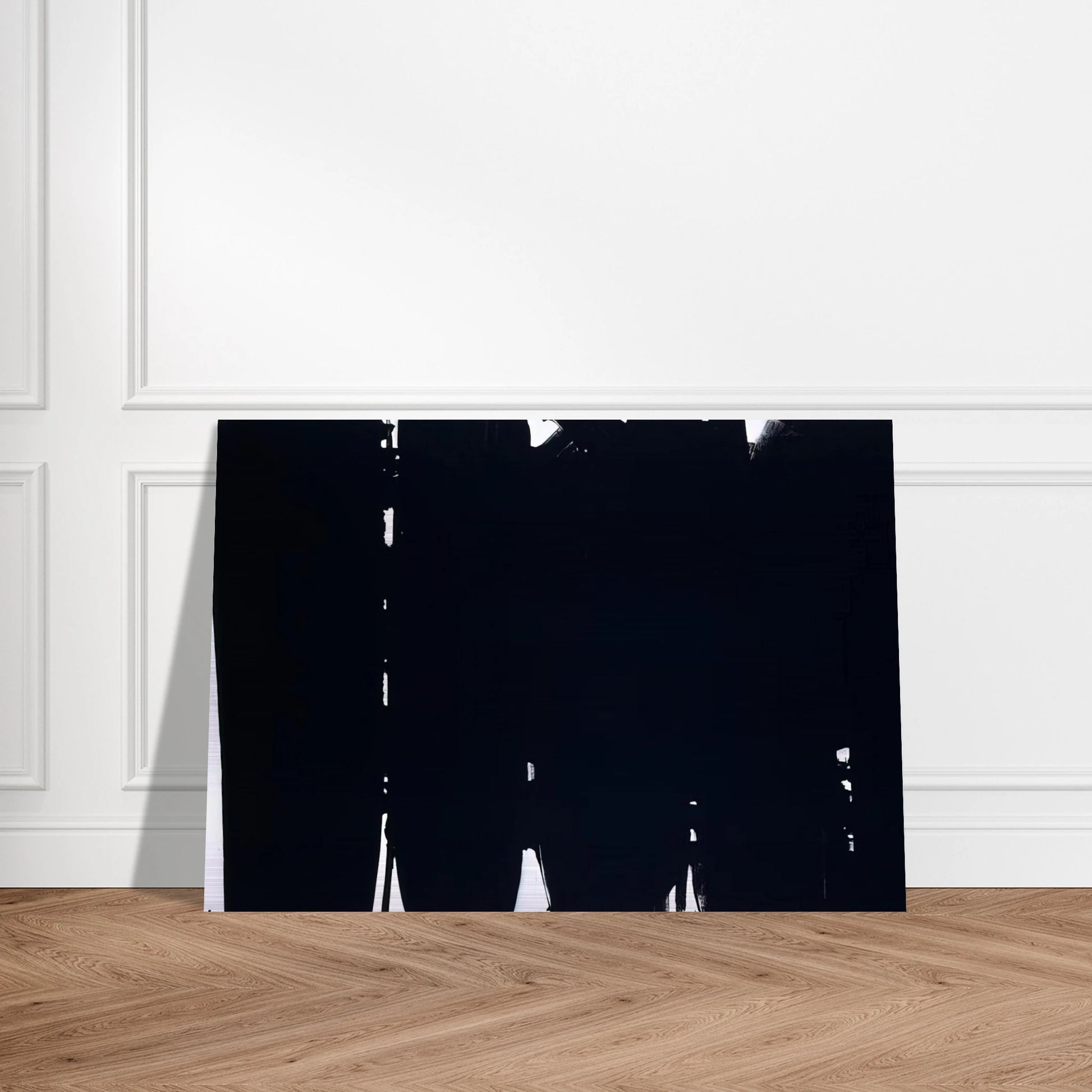 Peinture 220 x 366 cm, 14 mai 1968 - 1968 - Pierre Soulages Brushed Aluminum Print - 70x100 cm / 28x40 inches | Pierre Soulages Aluminum Print | Pierre Soulages Prints