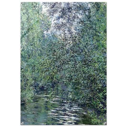 The Willows on the River - claude monet Acrylic Print - 70x100 cm / 28x40″ inches | claude monet Wall Art | claude monet Prints