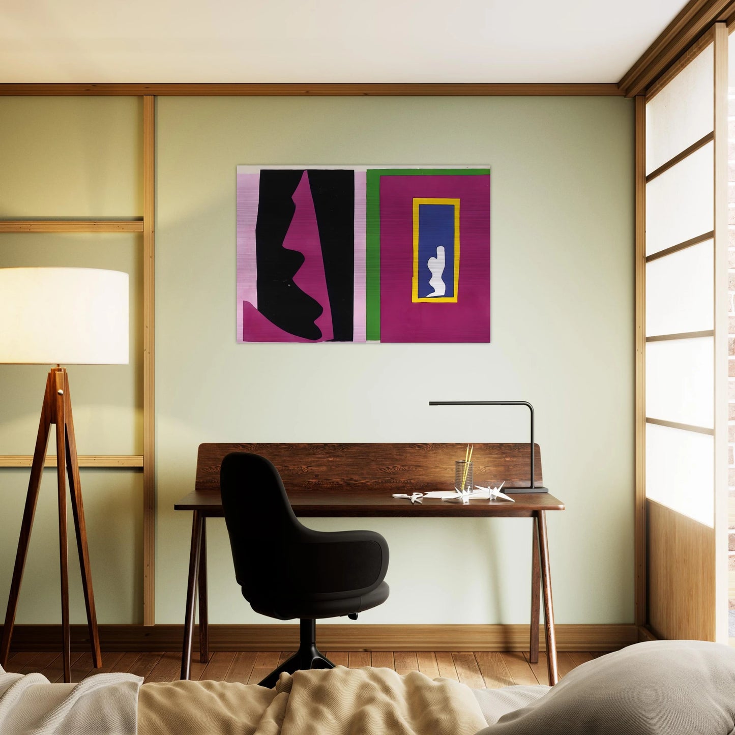 CUT OUTS - Henri Matisse Brushed Aluminum Print - 70x100 cm / 28x40 inches | Henri Matisse Aluminum Print | Henri Matisse Prints