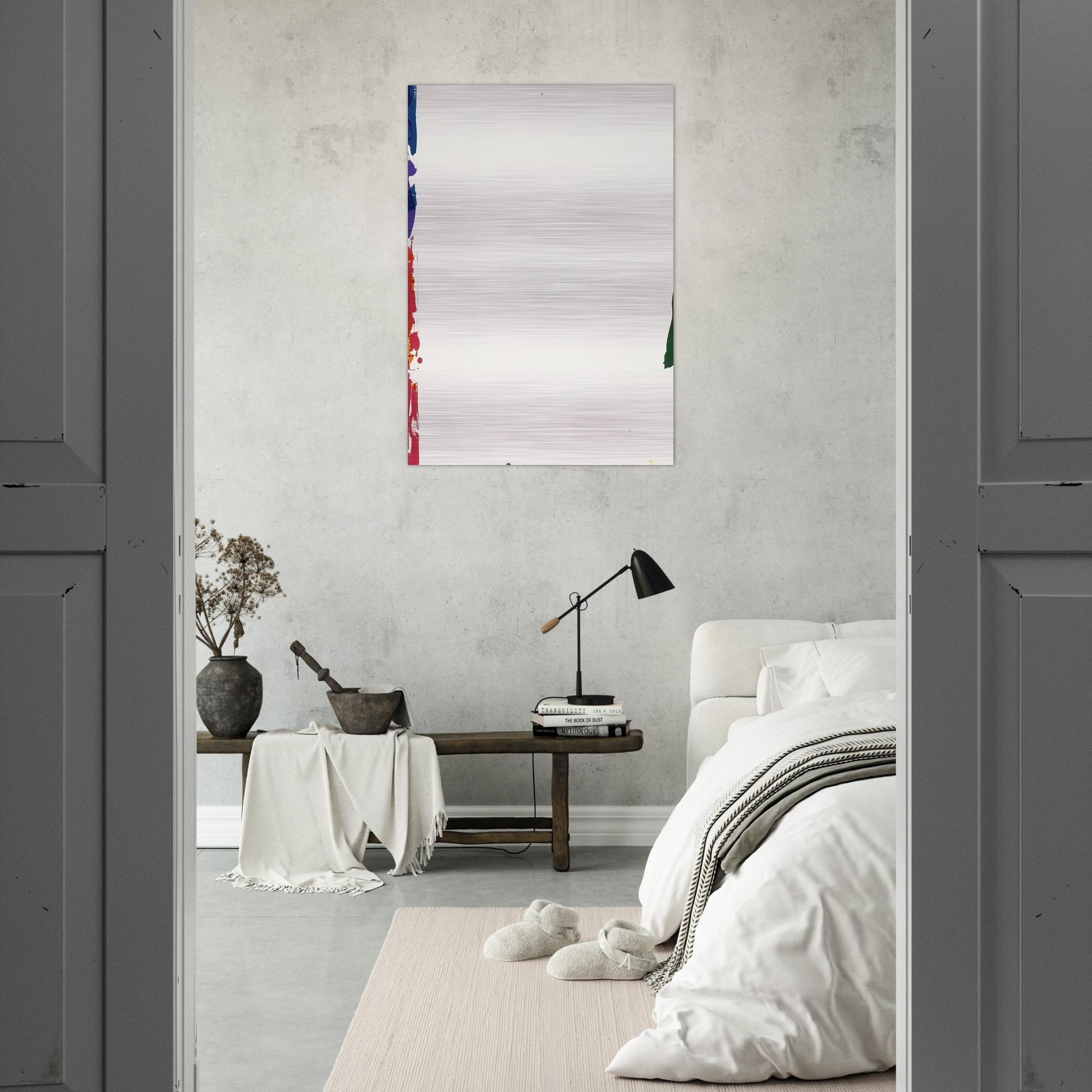 Sail I - Sam Francis Brushed Aluminum Print - 70x100 cm / 28x40 inches | Sam Francis Aluminum Print | Sam Francis Prints